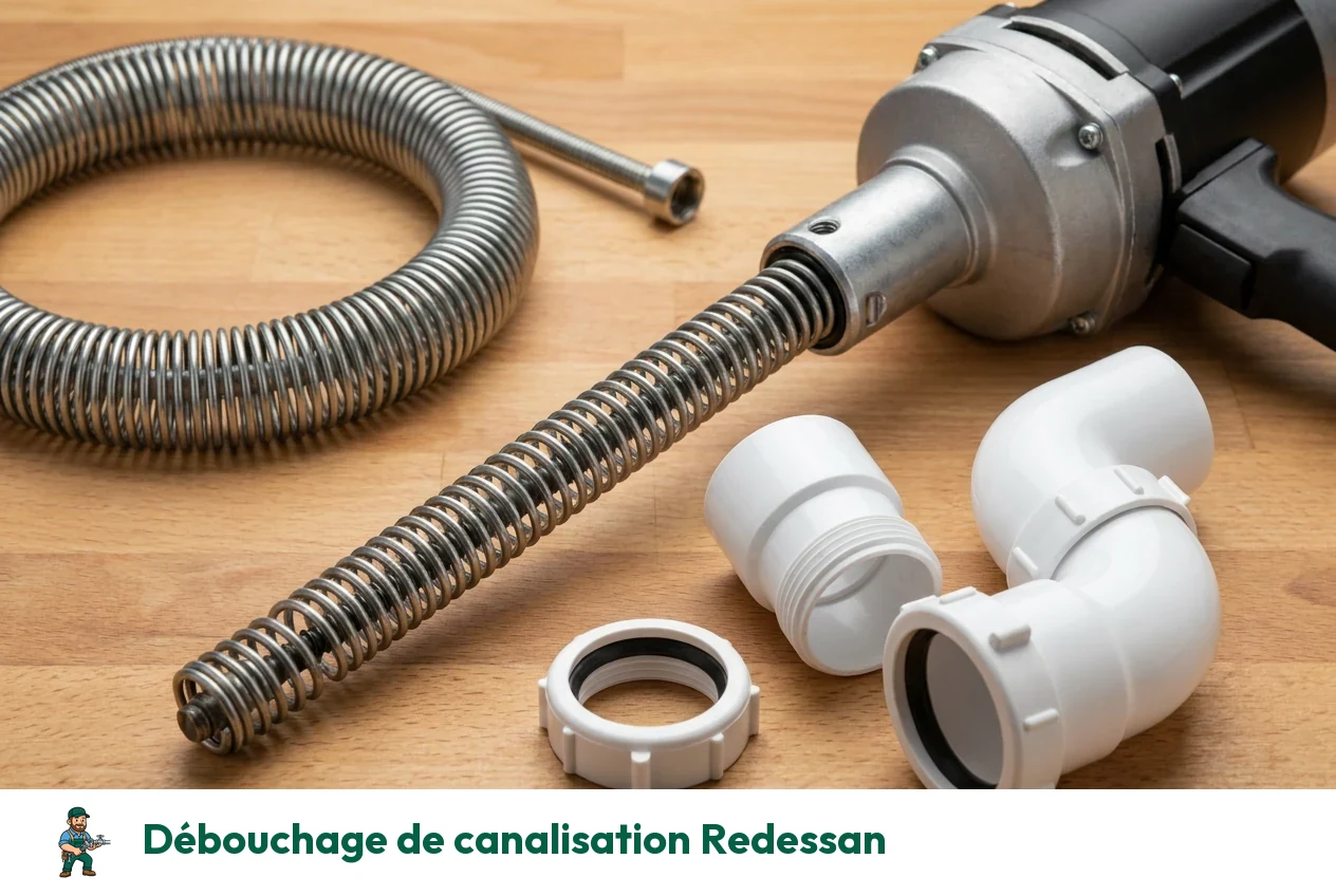 Débouchage de canalisation à Redessan