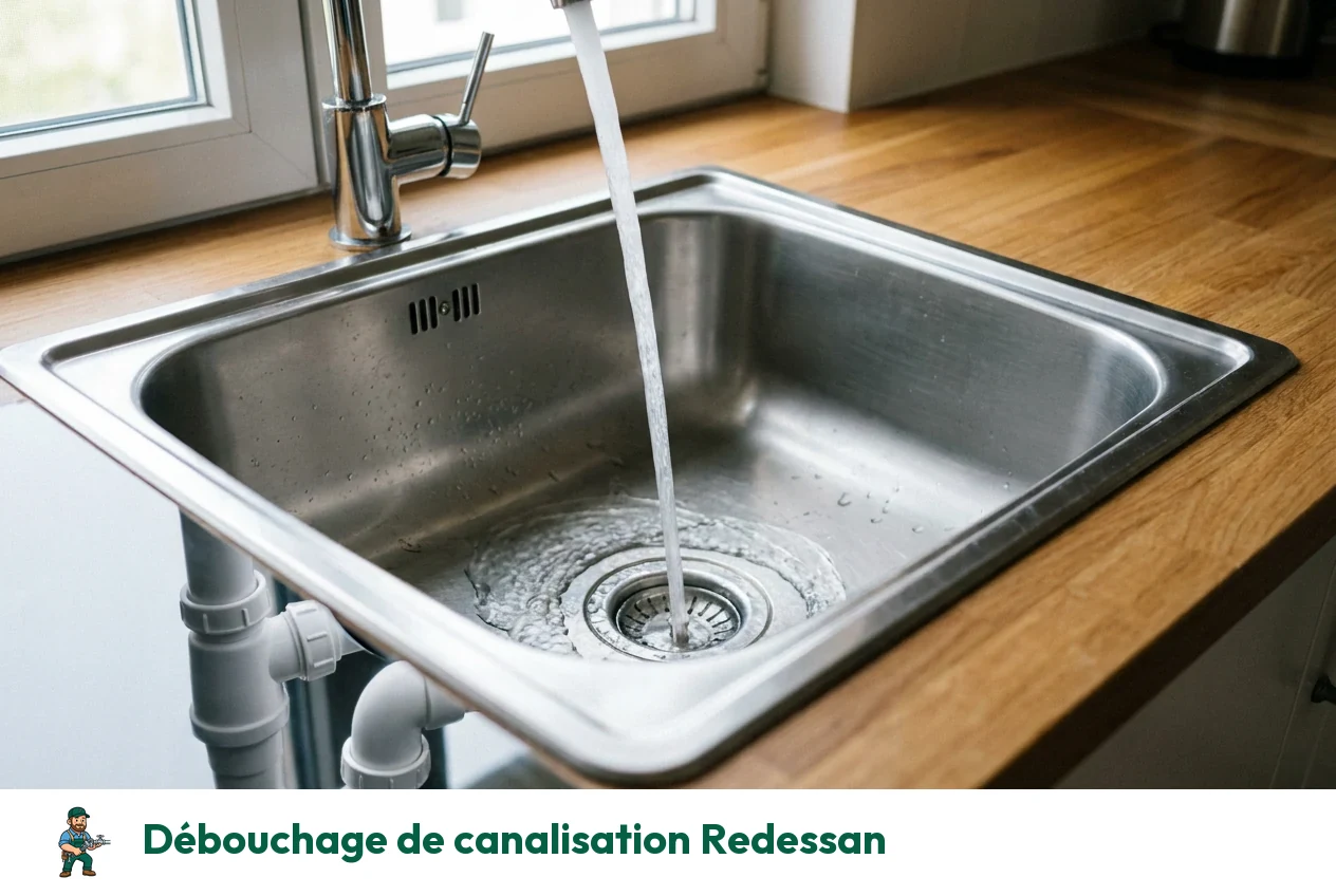Débouchage de canalisation à Redessan