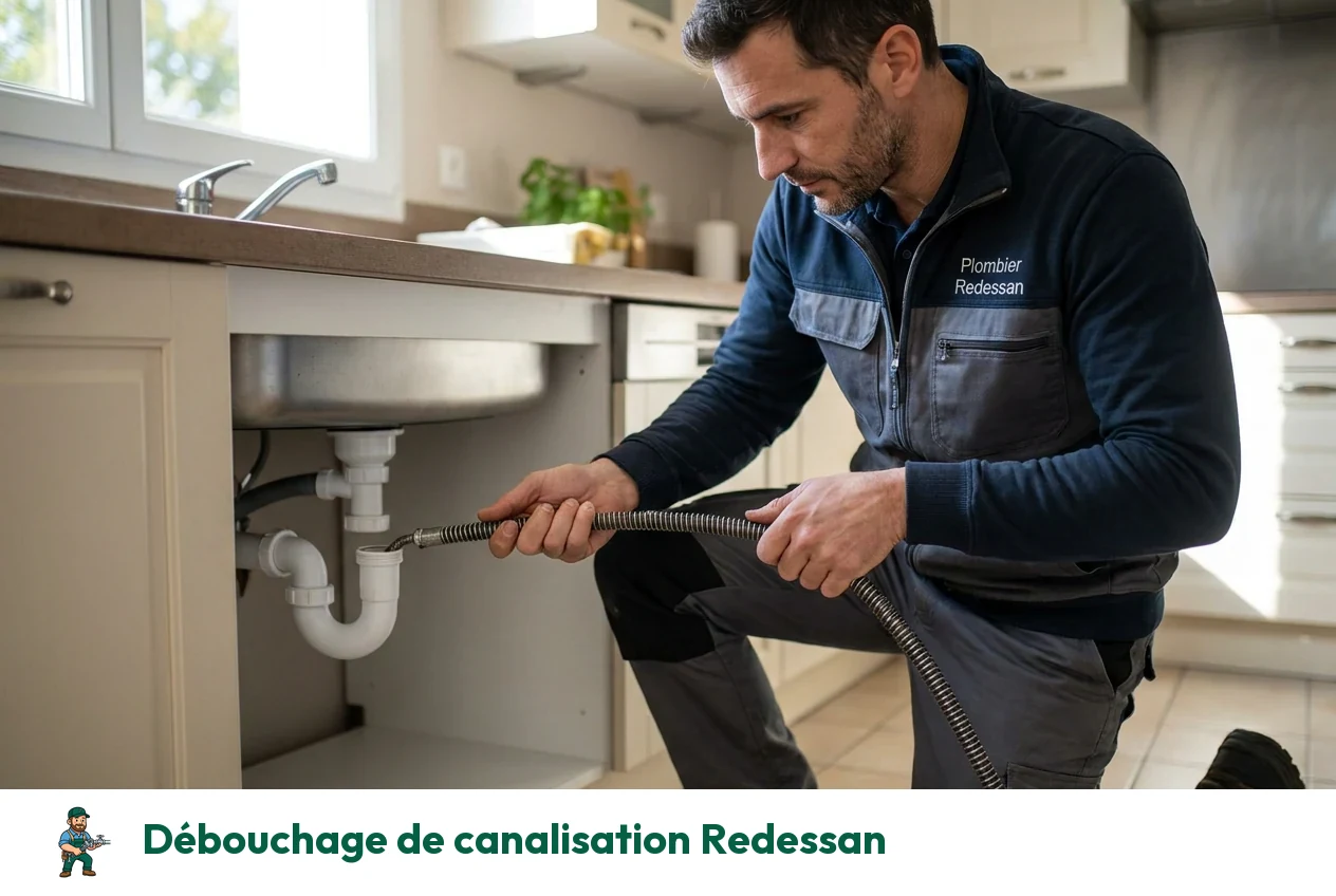 Débouchage de canalisation à Redessan