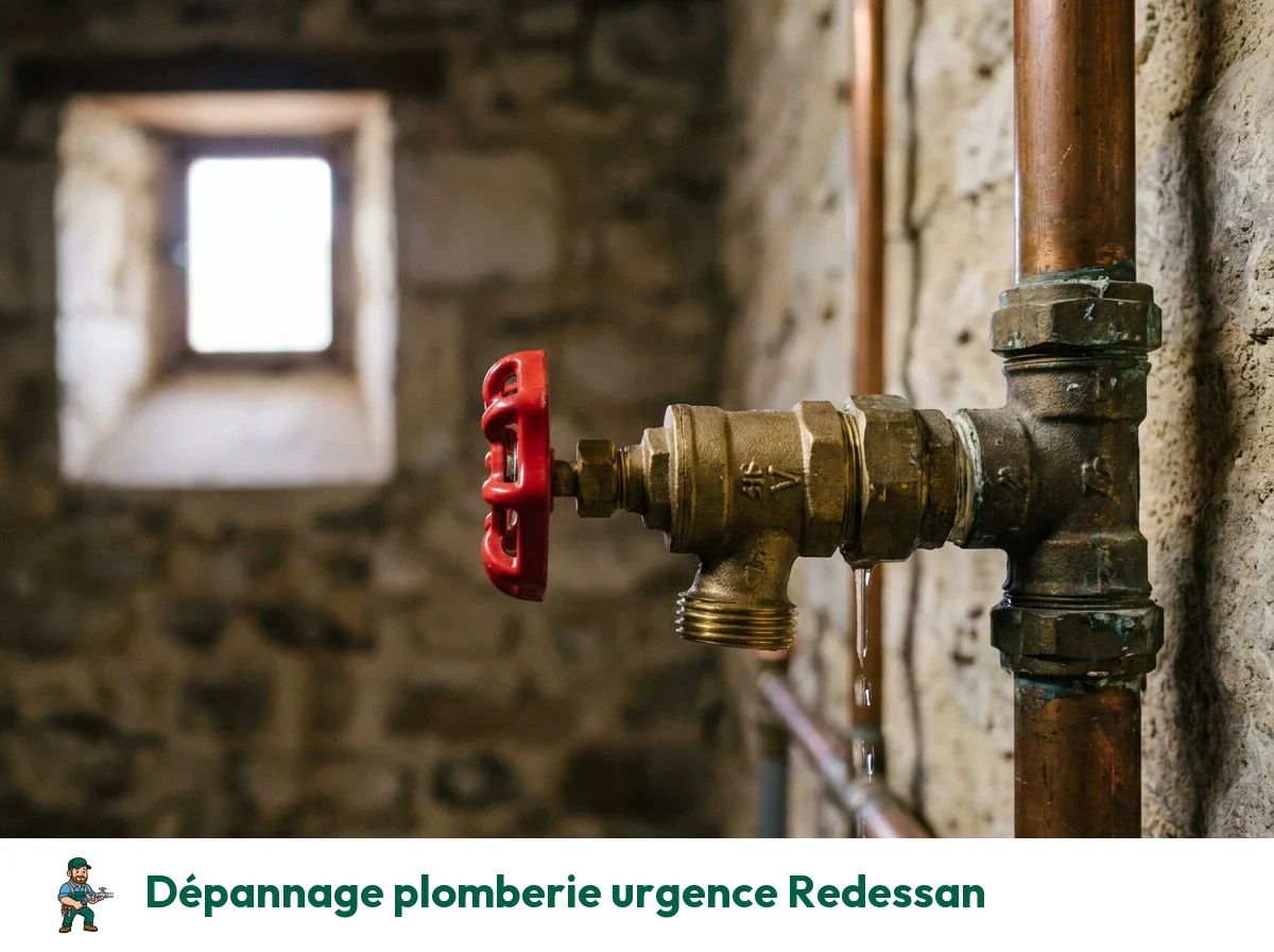 Dépannage plomberie urgence à Redessan