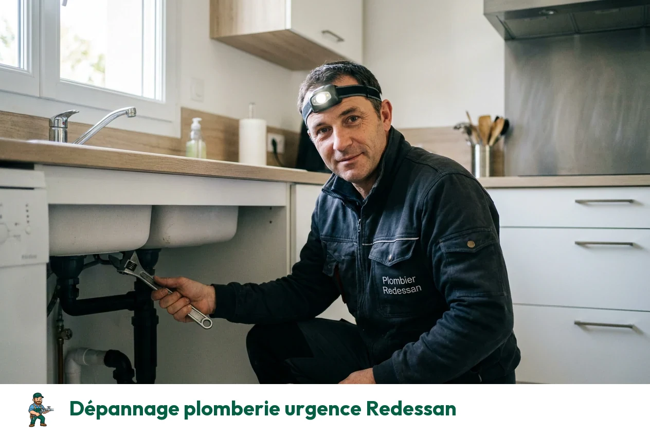 Dépannage plomberie urgence à Redessan