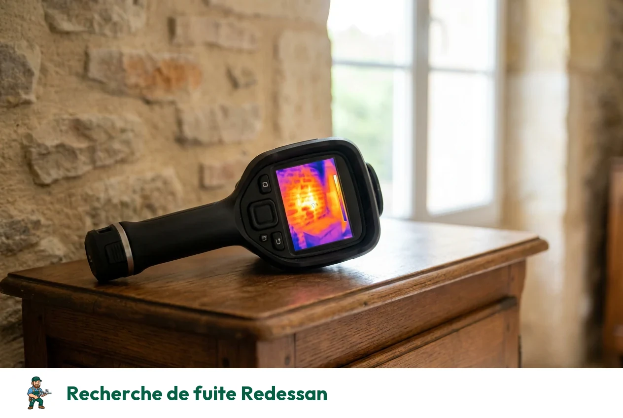 Recherche de fuite à Redessan