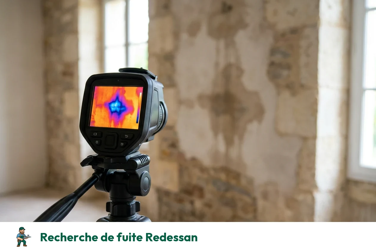 Recherche de fuite à Redessan