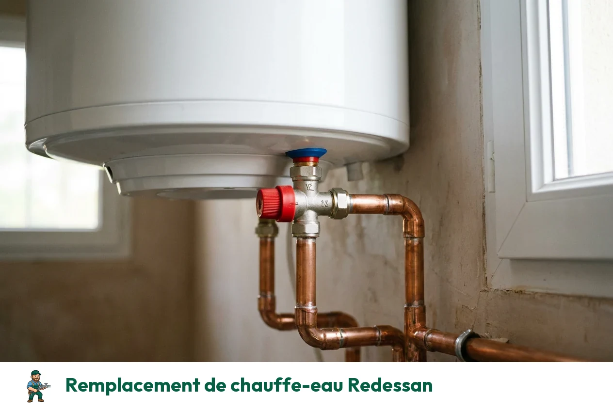 Remplacement de chauffe-eau à Redessan