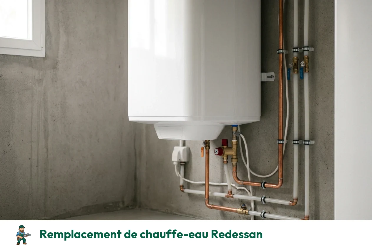 Remplacement de chauffe-eau à Redessan