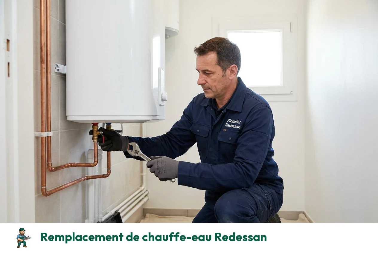 Remplacement de chauffe-eau à Redessan