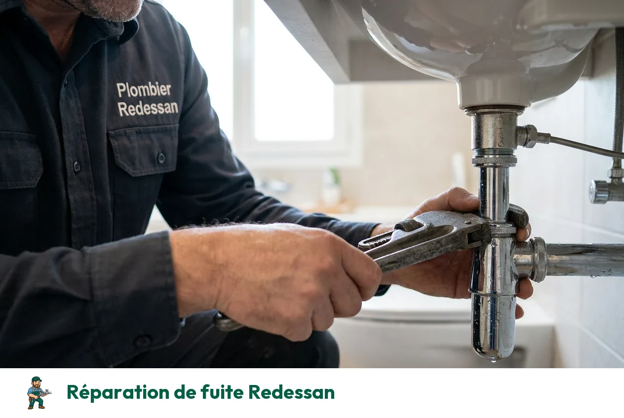Réparation de fuite à Redessan